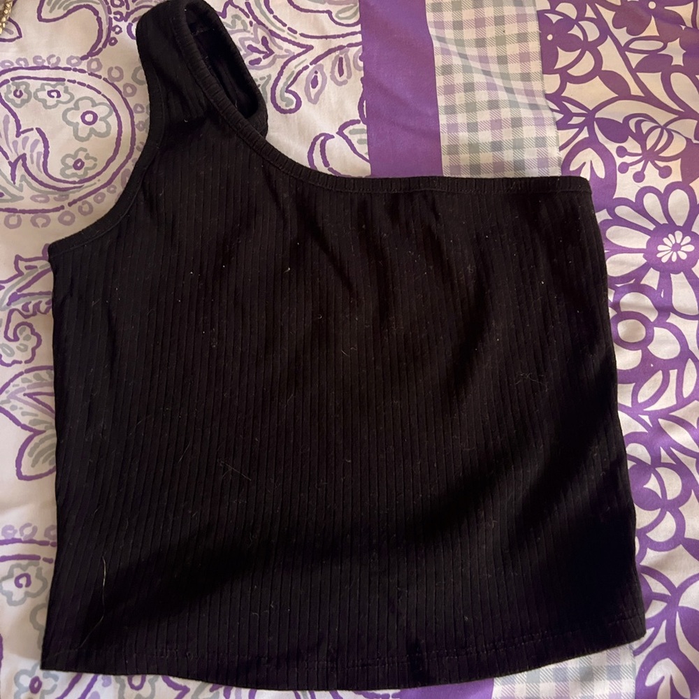 One shoulder tank top